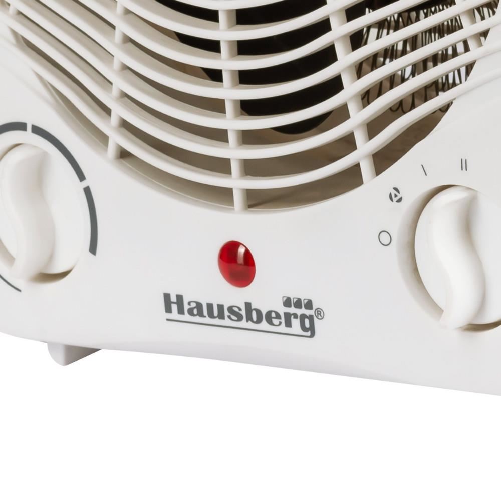 Aeroterma HAUSBERG HB-8501AB, 2000W, 2 trepte de putere, termostat reglabil