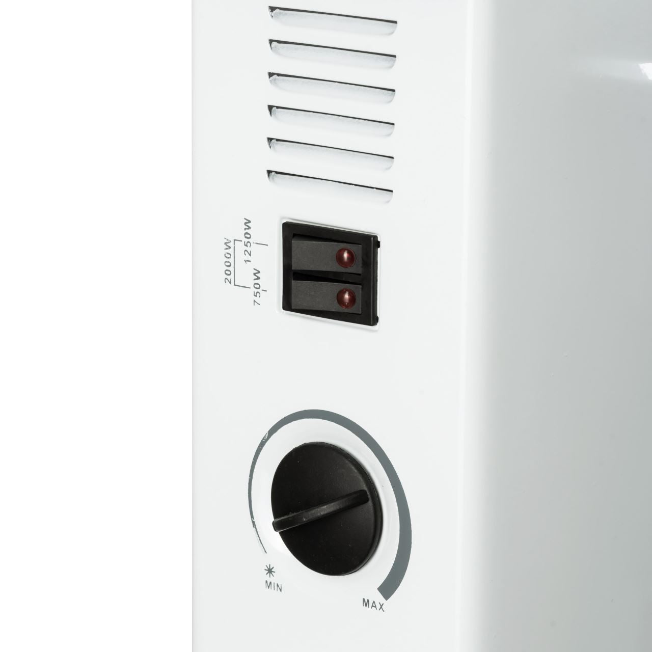 Convector electric Hausberg HB-8200, 2000 W, 3 nivele de putere, termostat reglabil