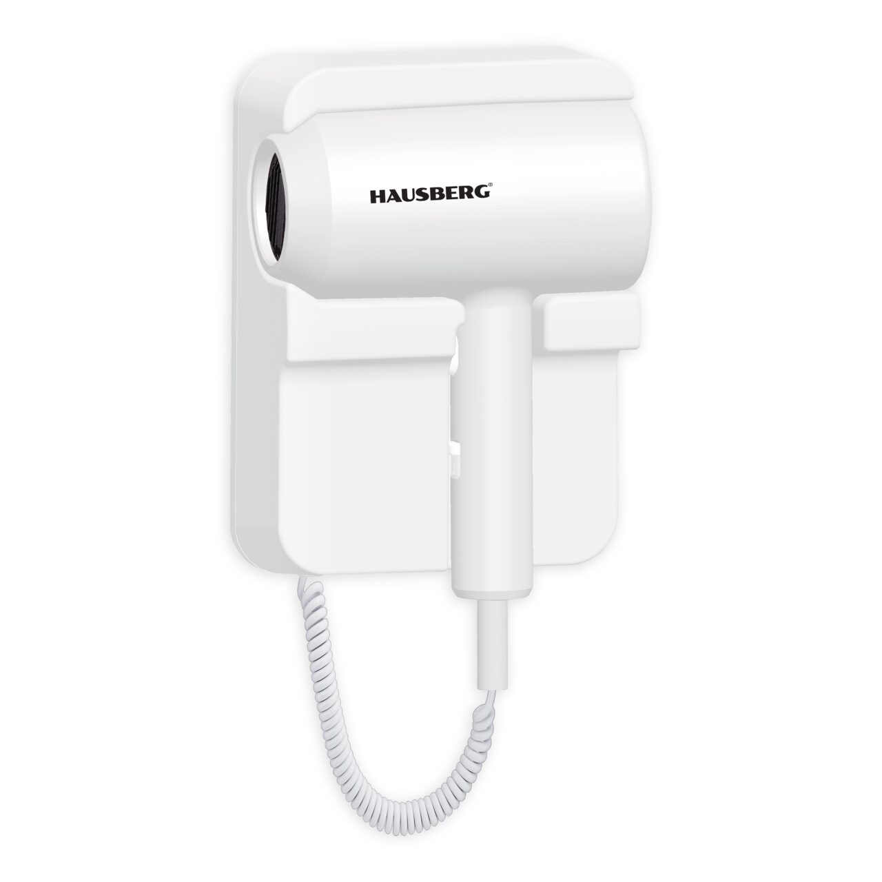 Uscator de par cu montaj pe perete HAUSBERG HB-260AB, 1200W, 2 trepte de viteza, protectie supraincalzire, accesorii incluse