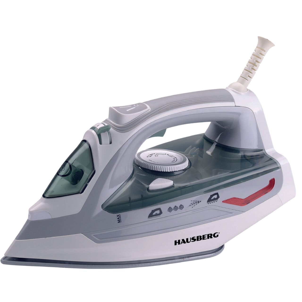 Fier de calcat cu talpa din ceramica HAUSBERG HB-HB7812VR, 2000-2300 W, 400 ml