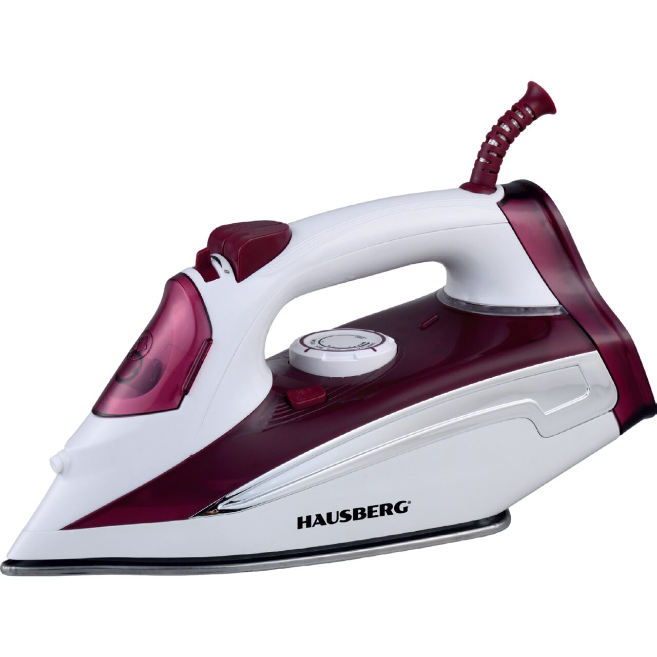 Fier de calcat cu talpa din otel inoxidabil HAUSBERG HB-HB7830RS, 2000-2300 W, 400 ml