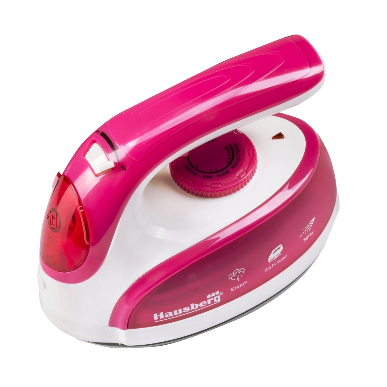 Fier calcat de voiaj Hausberg HB-7910RS, 800-1000W, rezervor de apa 50ml