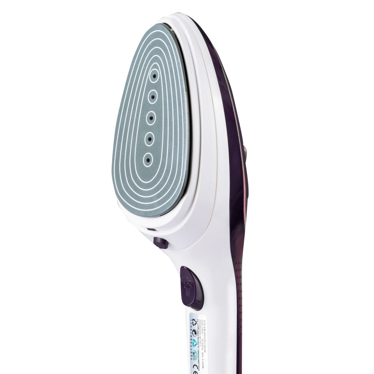 Fier de calcat vertical cu talpa ceramica Hausberg HB-7885MV ,1100 W, accesoriu detasabil cu 2 perie