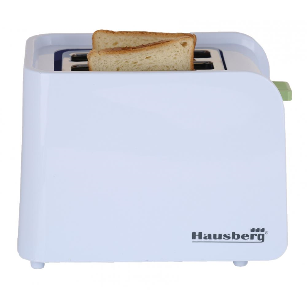 Prajitor de paine Hausberg HB-195BL, 750 W, 2 felii, functie decongelare, functie reincalzire, 6 trepte putere