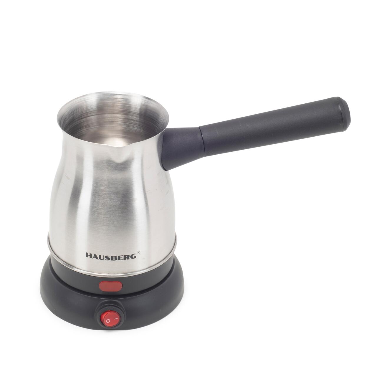 Ibric electric pentru cafea HAUSBERG HB-3815IN, Putere 800W, Capacitate 800 ml