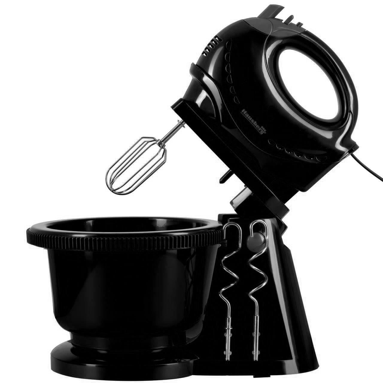 Mixer cu bol rotativ Hausberg HB-3519RS, 5 Viteze + turbo, Capacitate 2L, Putere 300W