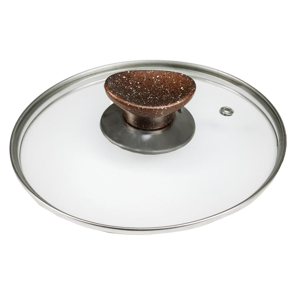Oala din aluminiu cu invelis din granit HAUSBERG HB-H423, 22 cm