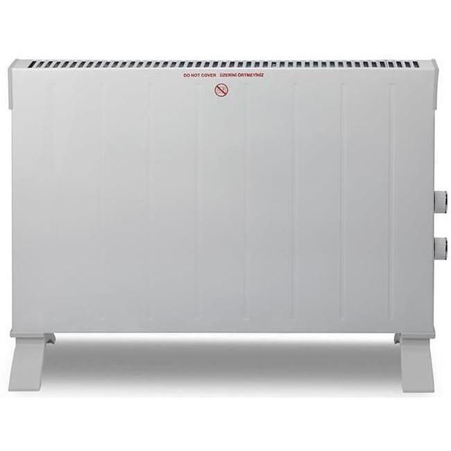 Convector electric KUMTEL Luxell C2947, 2500W, Termostat reglabil, sistem de siguranta, silentios