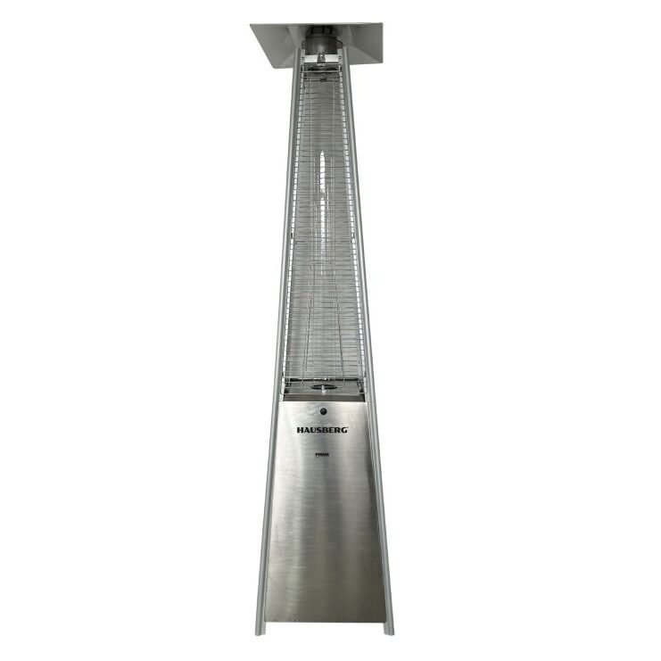 Incalzitor pe gaz terasa exterioara HAUSBERG HB-8817IN, 14kW, tub sticla borosilicata, 227cm, aprindere impulsuri