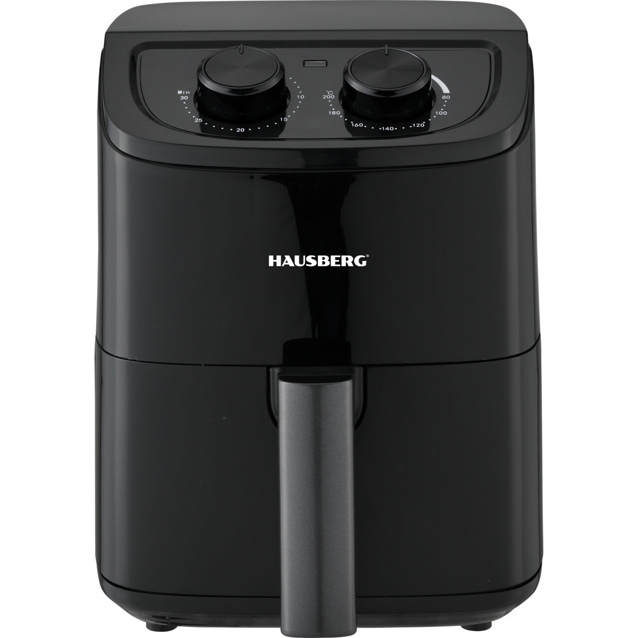 Friteuza Air Fryer Hausberg HB-2352NG, 3L, 1200W, termostat 80-200°C, timer 30 min, protectie supraincalzire