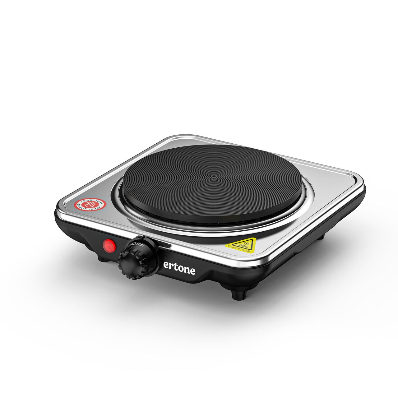 Plită Electrică MINIQAZ ERT198IN 1000W Placă Fontă 155mm Inox
