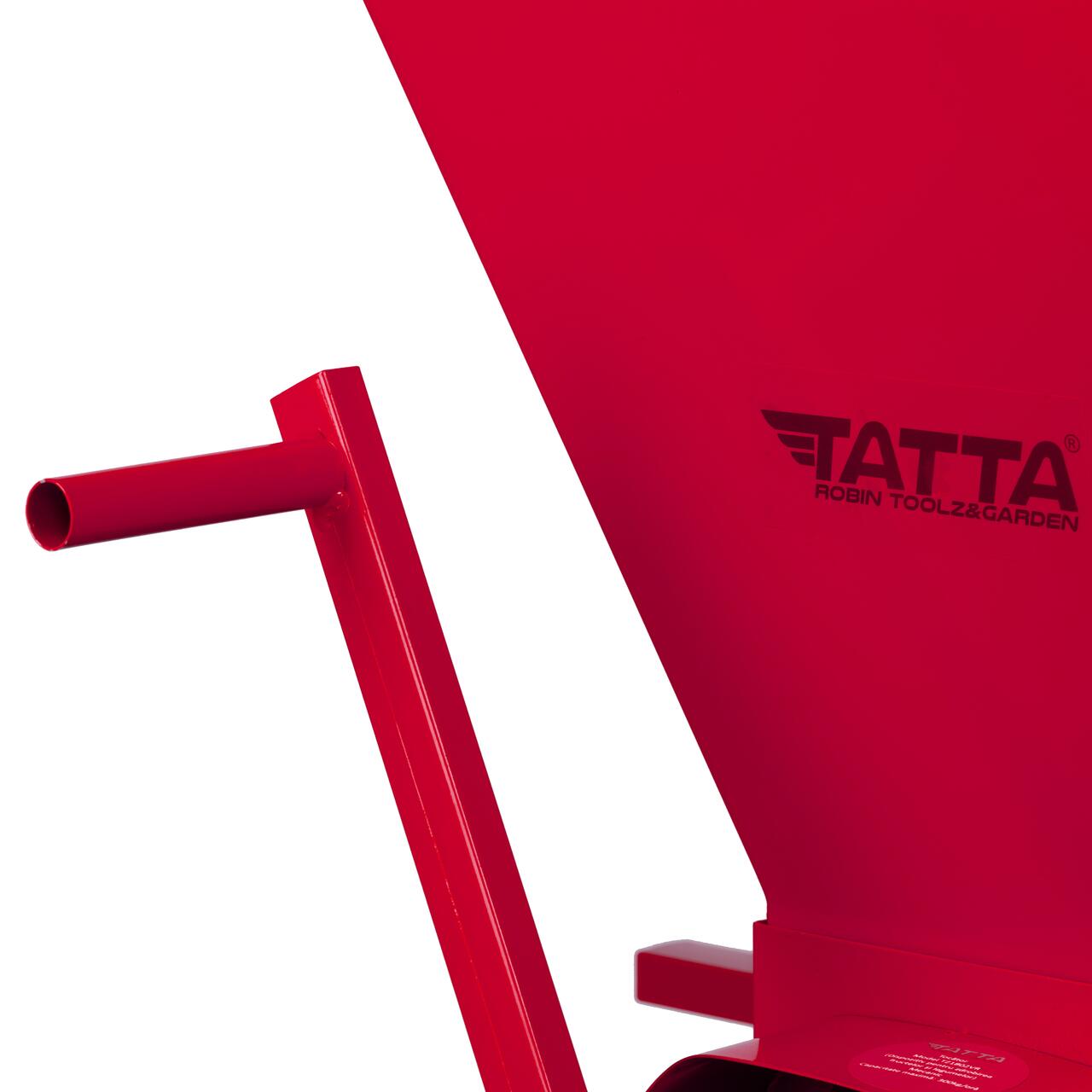 Zdrobitor de struguri manual Tatta TZ1802RS, Metalic, 300 Kg/h, cuva detasabila 20L