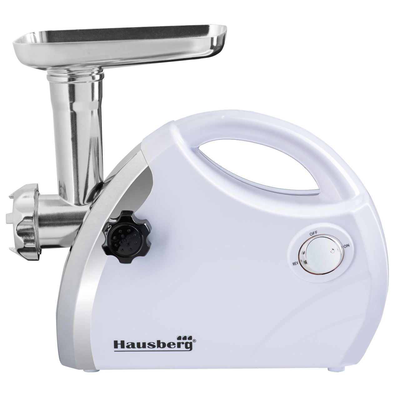 Masina de tocat carne HAUSBERG HB-3430, Inox, 1800W, motor cupru