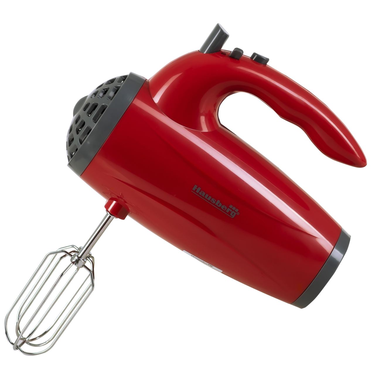 Mixer de mana Hausberg HB-4119RS, 5 viteze, putere 300W, motor de cupru