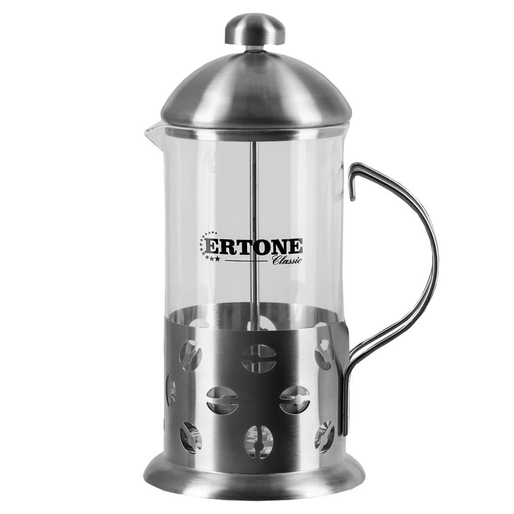 Infuzor din sticla pentru Cafea/Ceai ERTONE ERT-MN 128, filtru inox, 800 ml