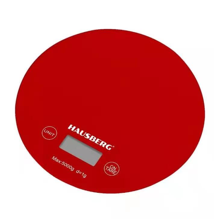 Cantar de bucatarie HAUSBERG HB-6010RS, 5kg, functie tara, oprire automata