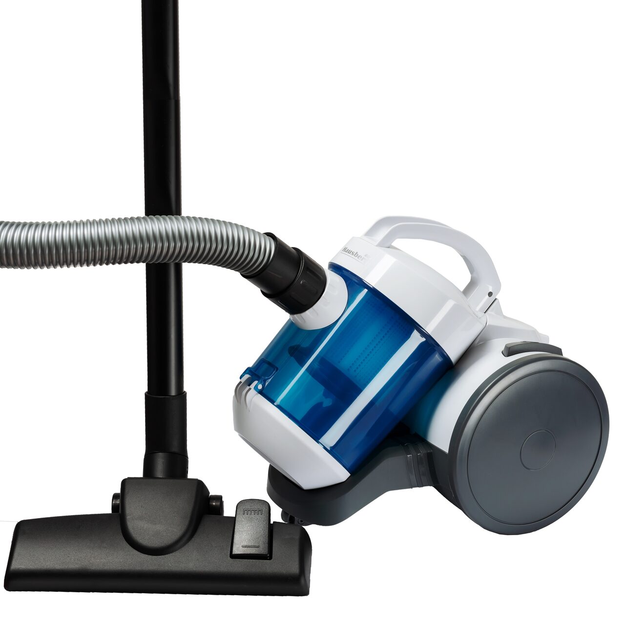 Aspirator fara sac Hausberg HB-2040BL, 1000 W, 1.2 L, filtru HEPA, lungime cablu 5M