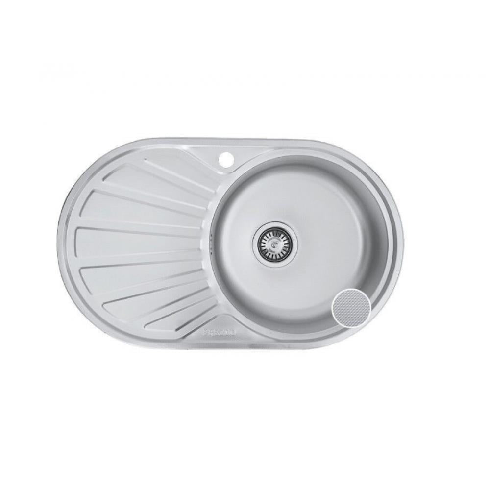 Chiuveta inox blat 76x50 cm anticalcar - sifon inclus- cuva dreapta