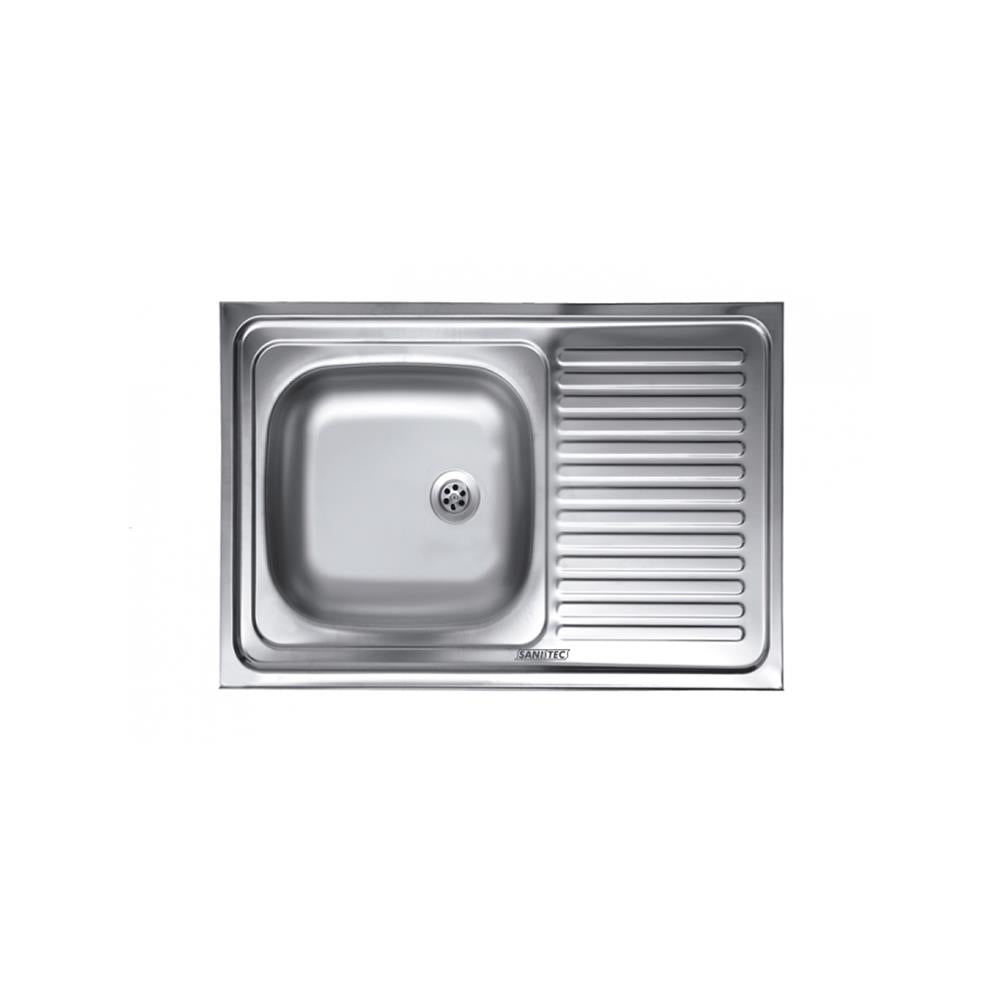 Chiuveta Sanitec S416- pentru masca- cuva stanga- satin inox