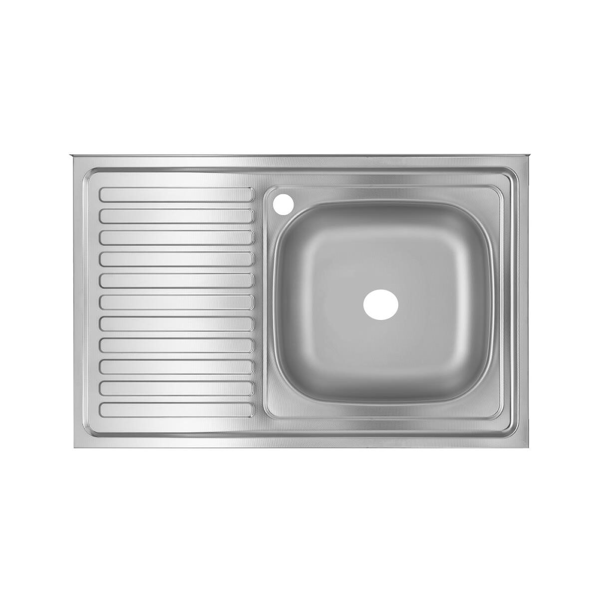Chiuveta bucatarie Freddo SN7001D/Q90- pentru masca- finisaj anticalcar- cuva dreapta- 80x50cm- inox
