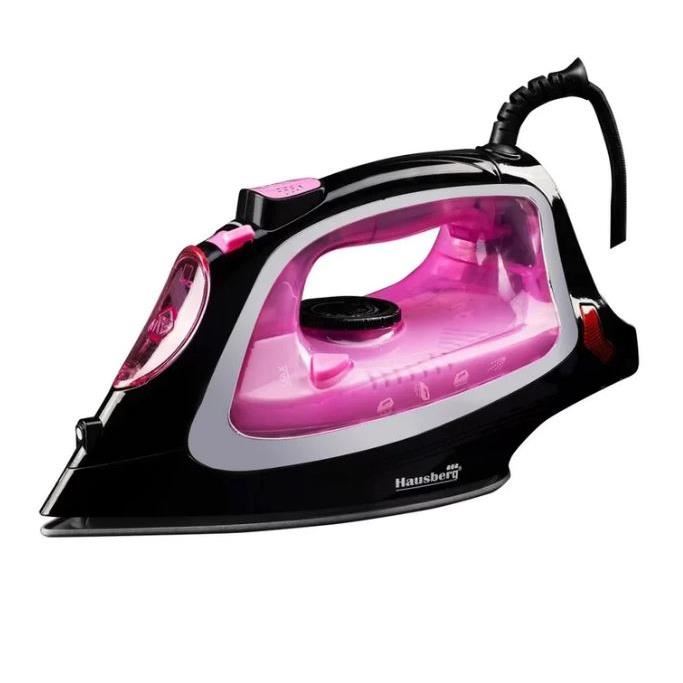 Fier de calcat HAUSBERG HB-7841RZ, 2300W, talpa ceramic, jet de abur 18g/min, rezervor 280 ml