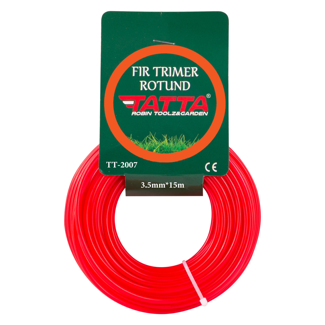 Fir patrat din nylon pentru trimmer TATTA TT-2007, grosime 3.5mm, lungime 15m