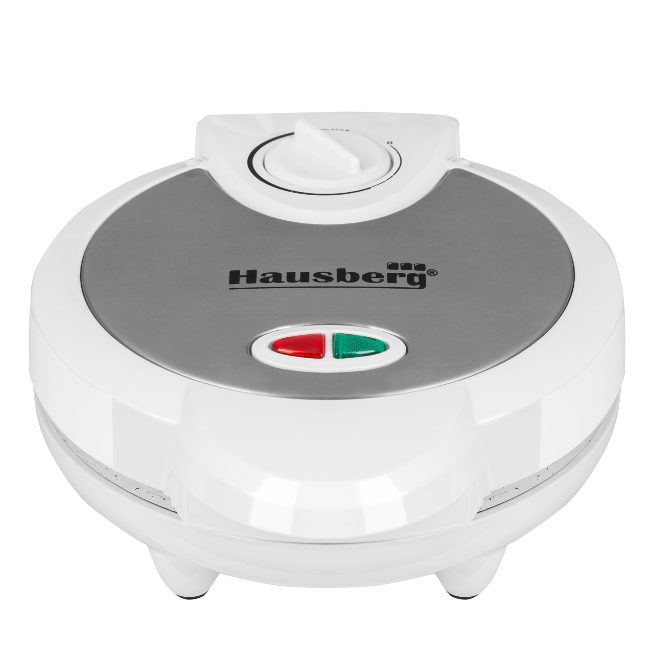 Aparat waffe Hausberg HB-3562AB, 1300 W, 4 compartimente, carcasa din Inox