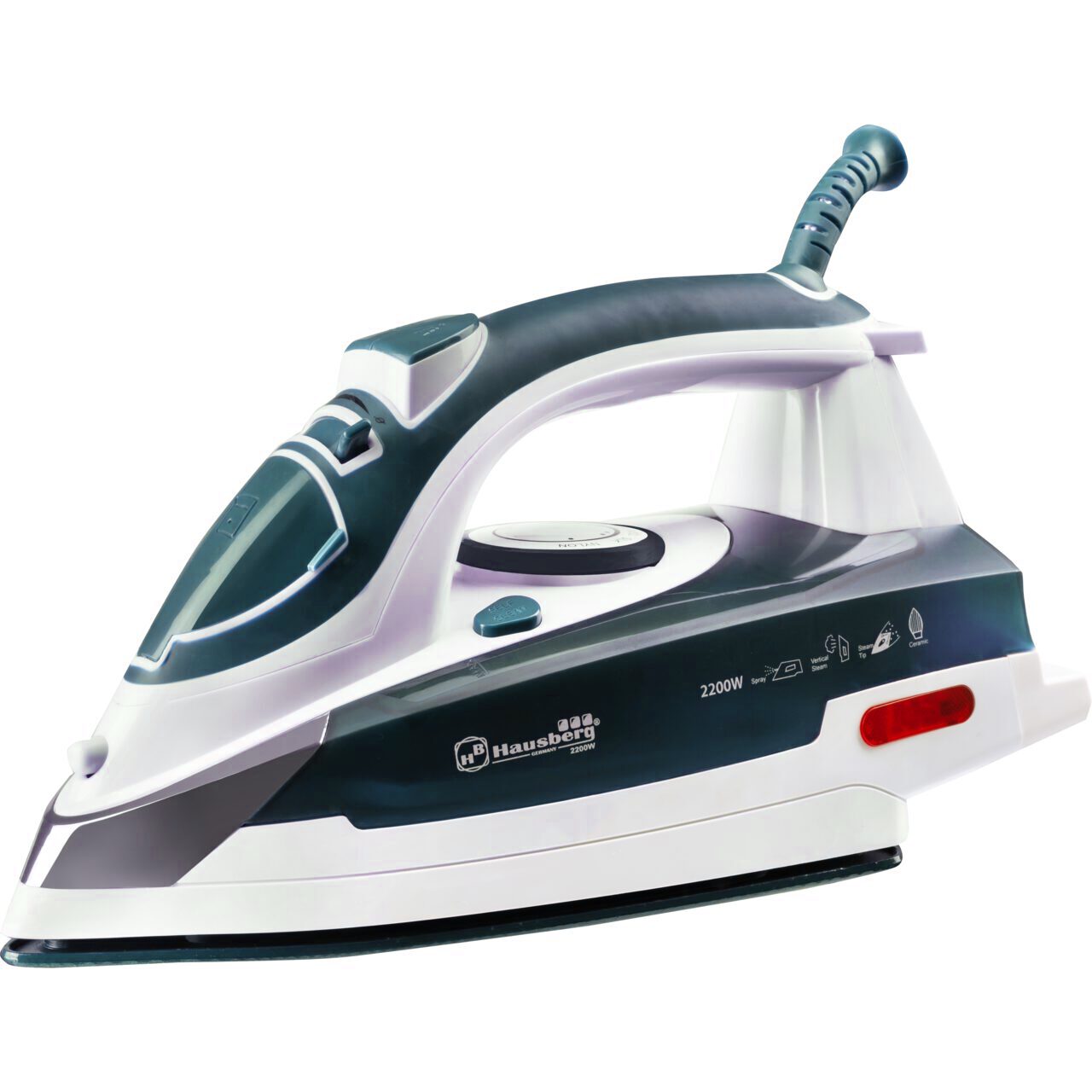 Fier de calcat Hausberg HB-7809VR, Ultra Slide, Talpa Ceramica, 2300W, 390ml