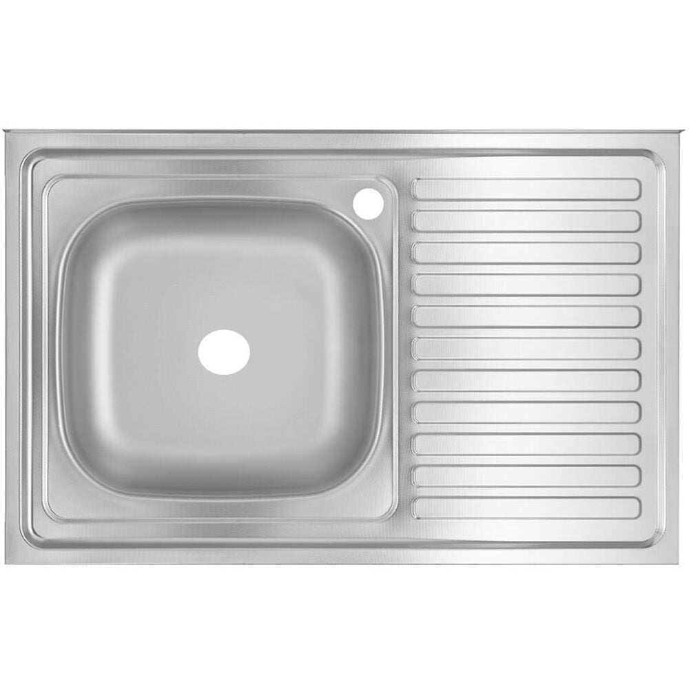 Chiuveta bucatarie Freddo SN7001S/Q32- pentru masca- finisaj anticalcar- cuva stanga- 80x50cm- inox