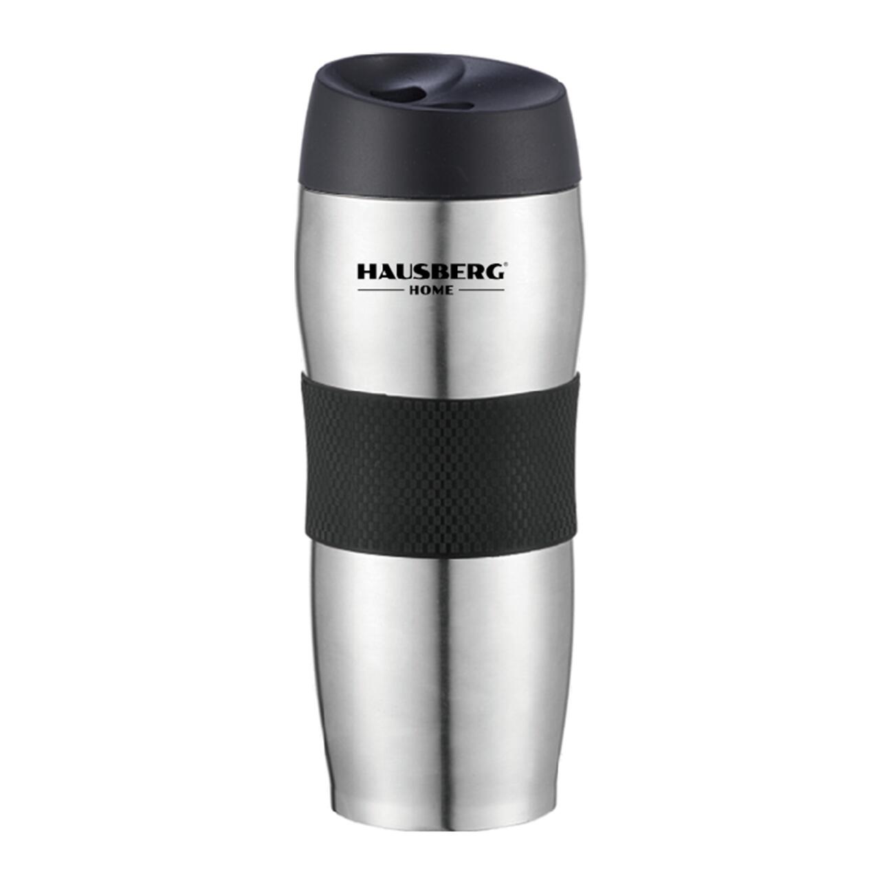 Cana termos HAUSBERG HB-H1459, Capacitate 450 ml, Inox