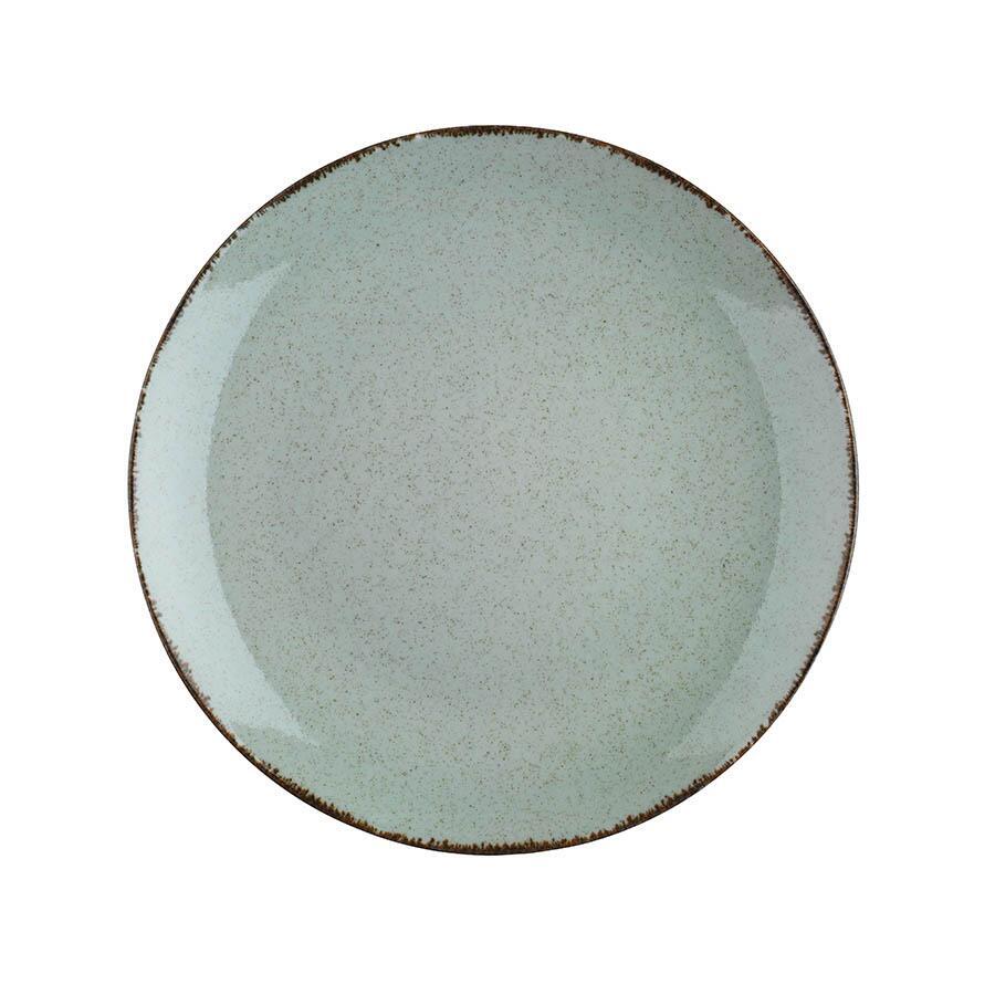 Serviciu de masa Kutahya Porselen Color-X 18 piese pentru 6 persoane din Portelan Verde