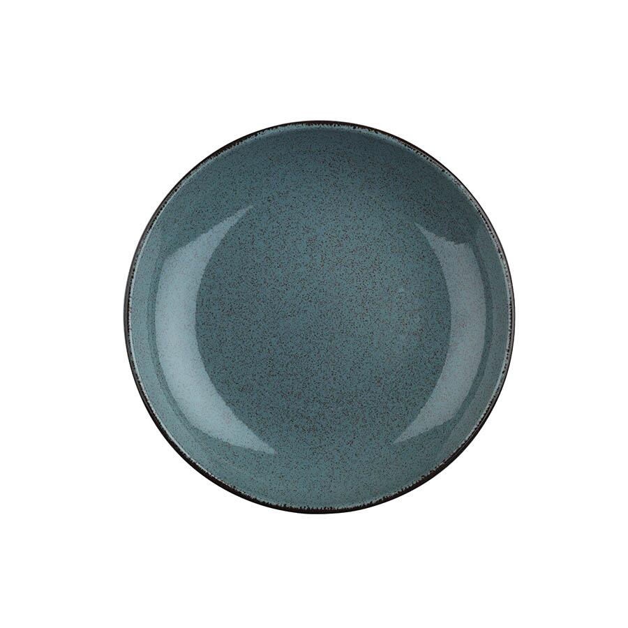 Serviciu de masa Color-X, 24 piese, 6 persoane, portelan, albastru, kutahya porselen