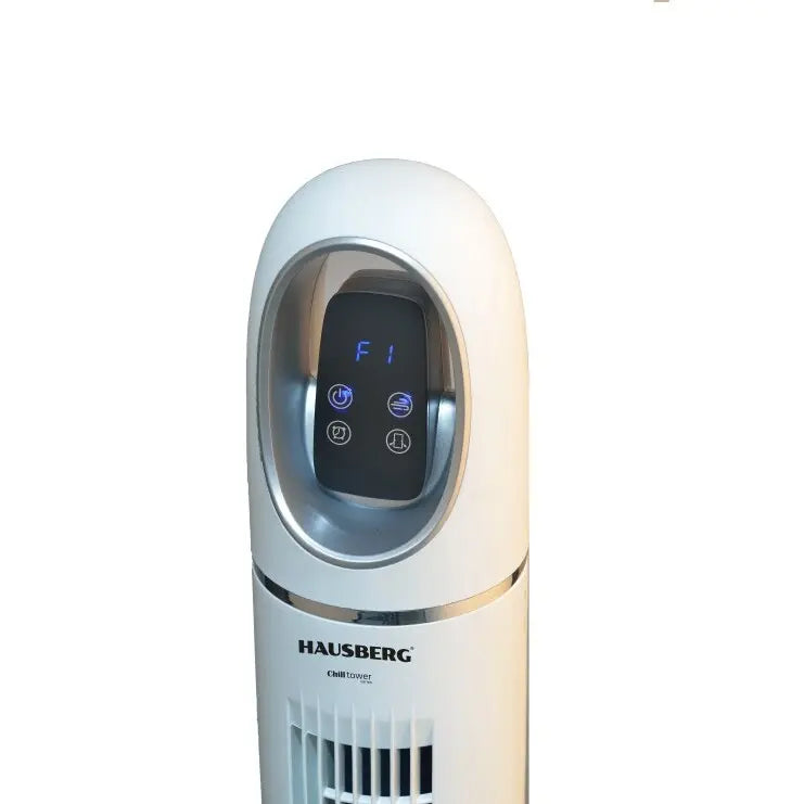 Ventilator turn digital HAUSBERG HB-5958AB, 55W, 45 inch, 3 viteze, temporizator 24h, LED, oscilatie, telecomanda