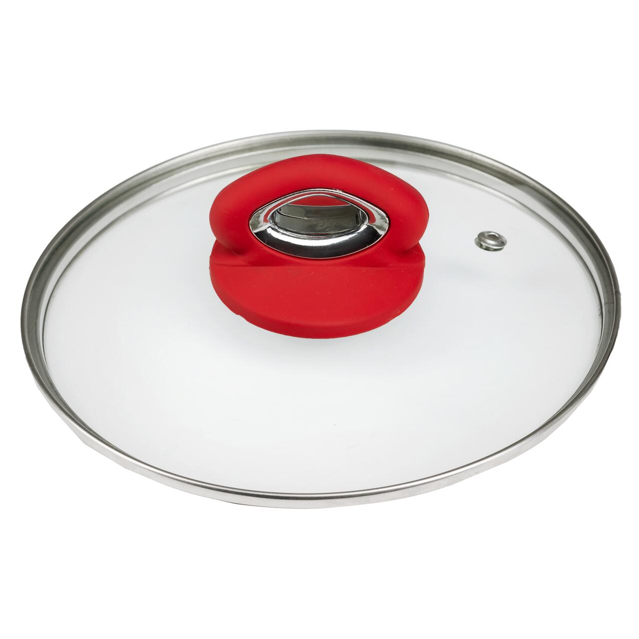 Oala ceramica cu capac HAUSBERG HB-H714AB, manere silicon, 4L, 24x10.2 cm