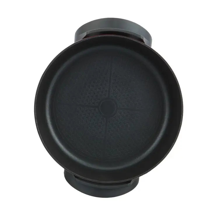 Tigaie electrica HAUSBERG HB-1303NG, 30 cm, 1500–1800W, teflon, capac sticla