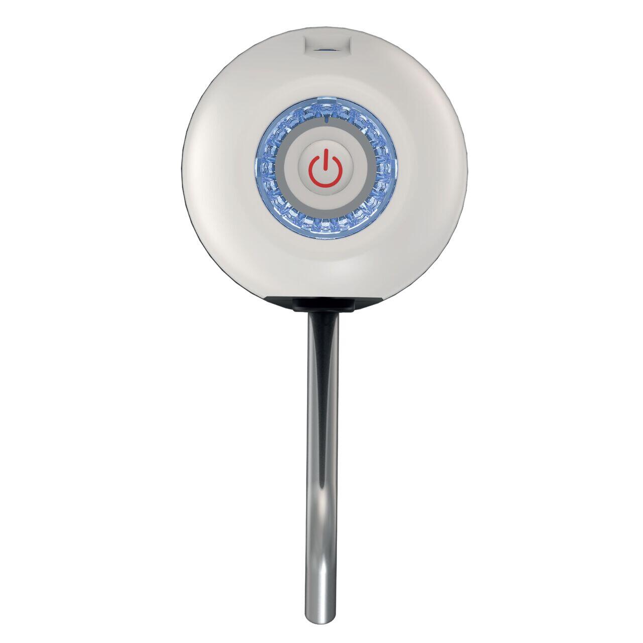 Dispozitiv electric reincarcabil de pompare apa HAUSBERG HB-2605, otel inoxidabil si plastic, pentru sticle PET de 10L, buton ON/OFF, baterie incorporata, USB