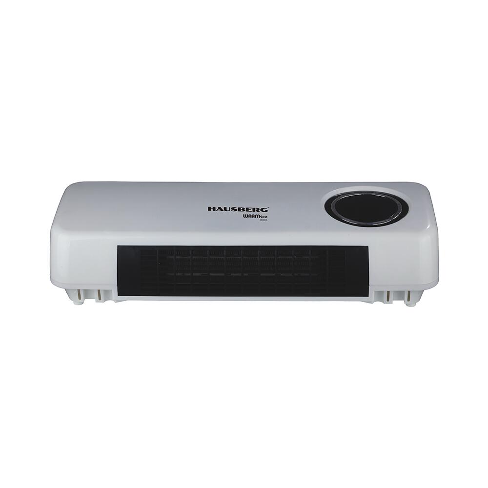 Convector electric digital de perete cu ventilator HAUSBERG HB-8217AB, 2000W, 2 Nivele de putere, Telecomanda, Temporizator