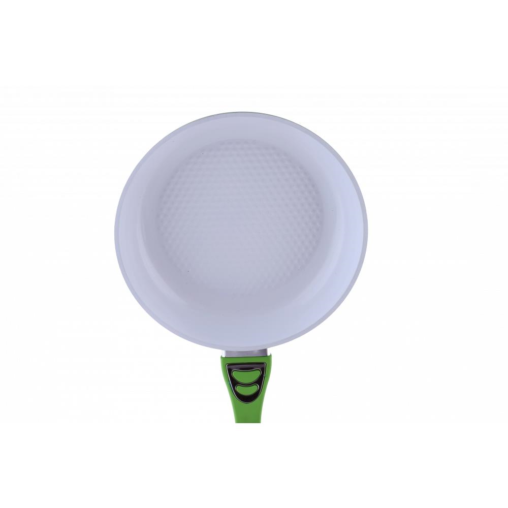 Tigaie ceramica Ertone ERT-MN 322 , maner silicon detasabil, dimensiune 22 cm , design ergonomic, eco cooking