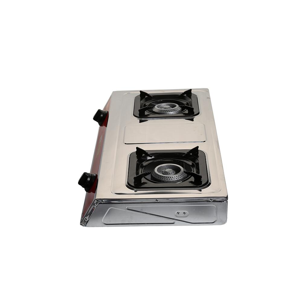 Minigaz cu 3 ochiuri Ertone MN205, inox, GPL (numai butelie), aprindere electronica