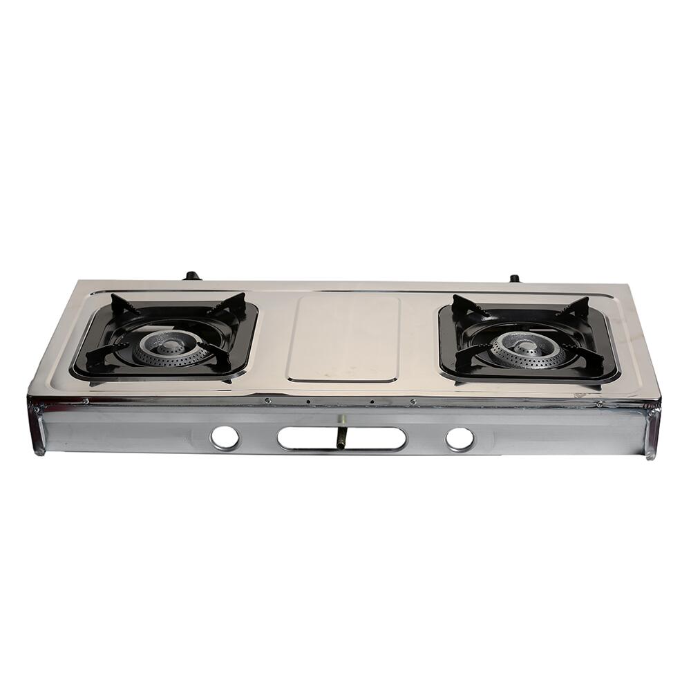 Minigaz cu 3 ochiuri Ertone MN205, inox, GPL (numai butelie), aprindere electronica