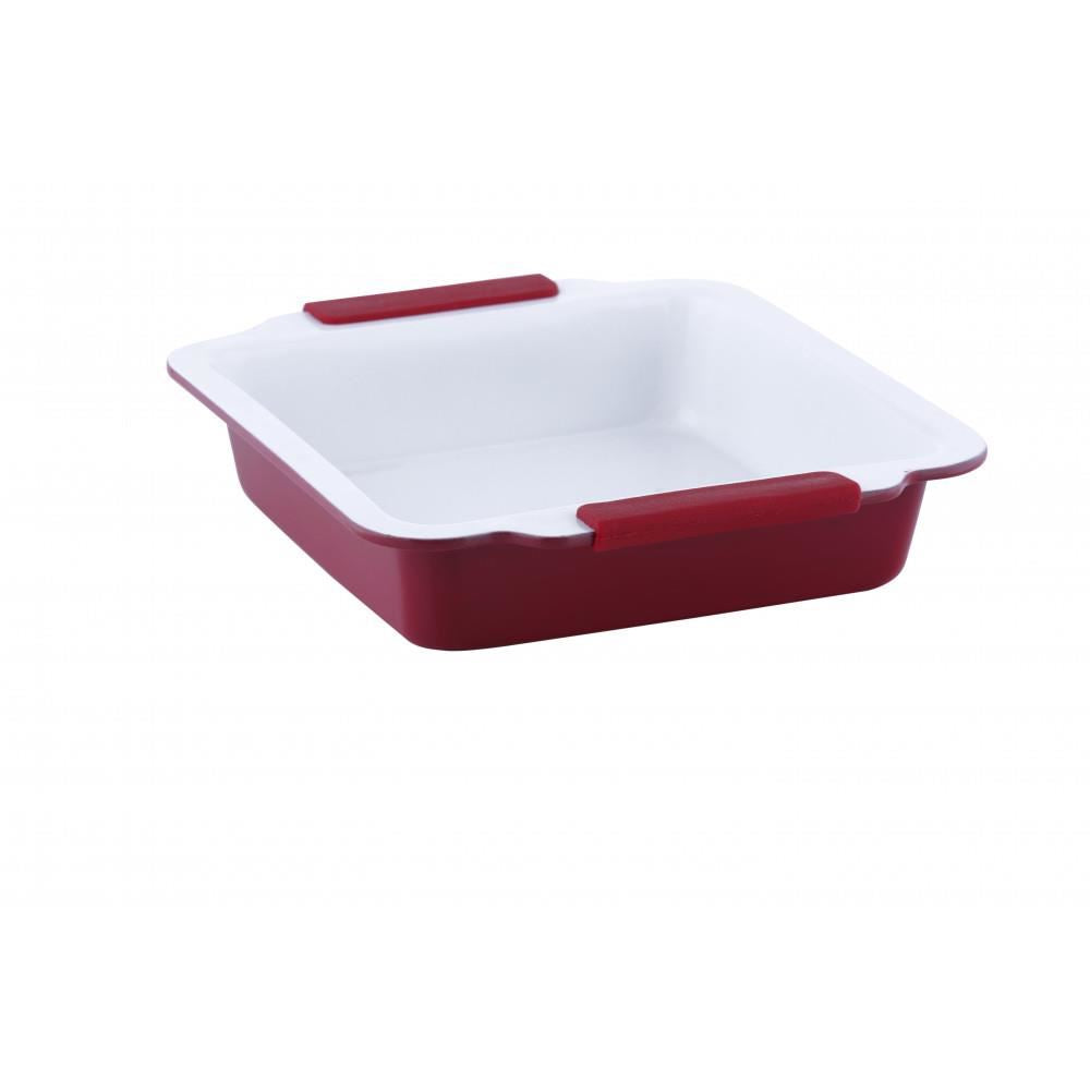 Tava Pentru Prajituri ERTONE MN751, Forma dreptunghiulara ceramica, dimensiune 30x26,5 cm