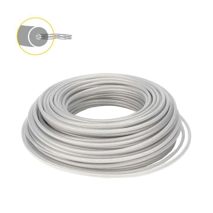 Fir trimer rotund cu insertie metalica TATTA TT-2009, grosime 3.5mm, 15m lungime