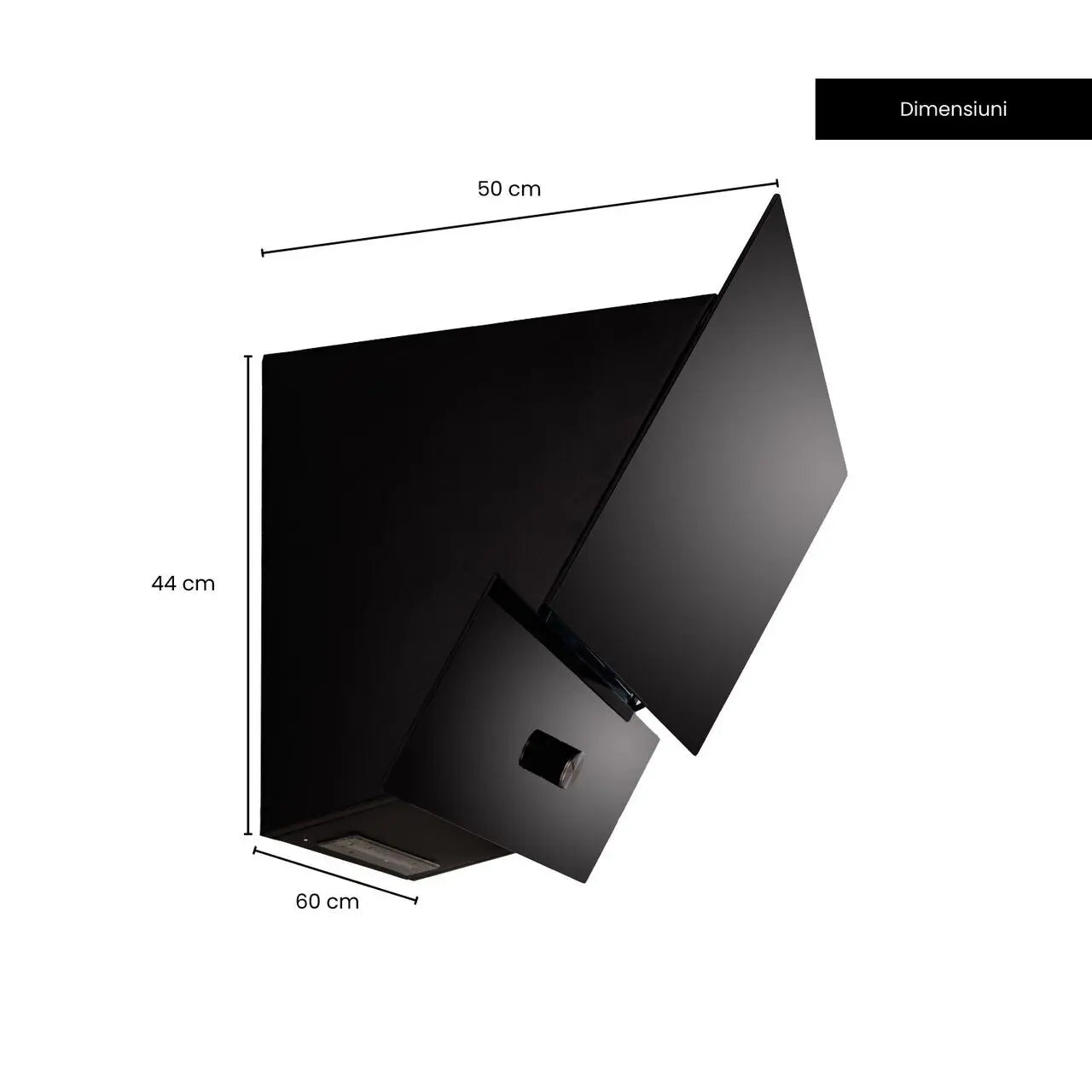 Hota Incorporabila decorativa Hausberg HB-2285, 60 cm, putere de absorbtie 650 m³/h
