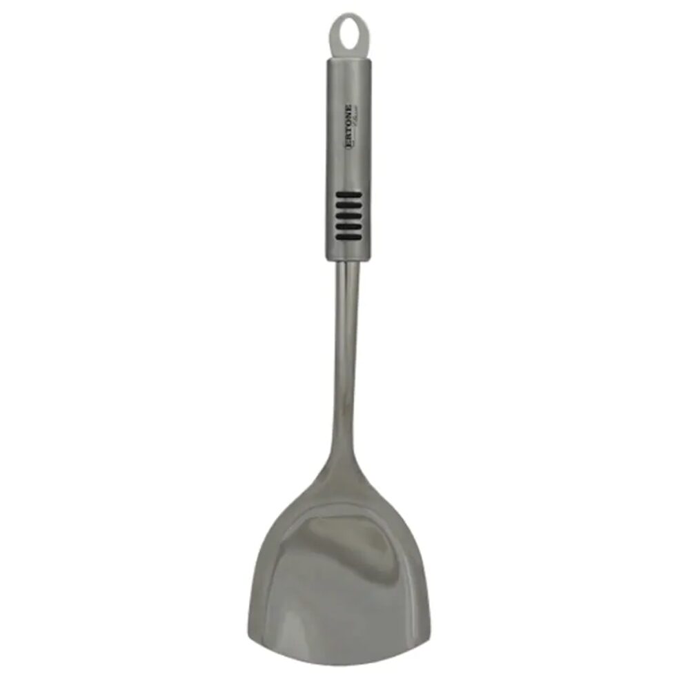 Paleta pentru salata Ertone MN130, otel inoxidabil, maner ergonomic, Argintiu