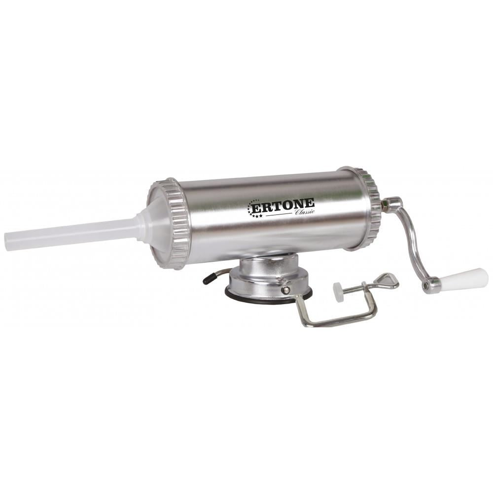 Aparat cu sprit pentru prepararea carnatilor ERTONE MN-485, capacitate 2.5 Kg, Inox