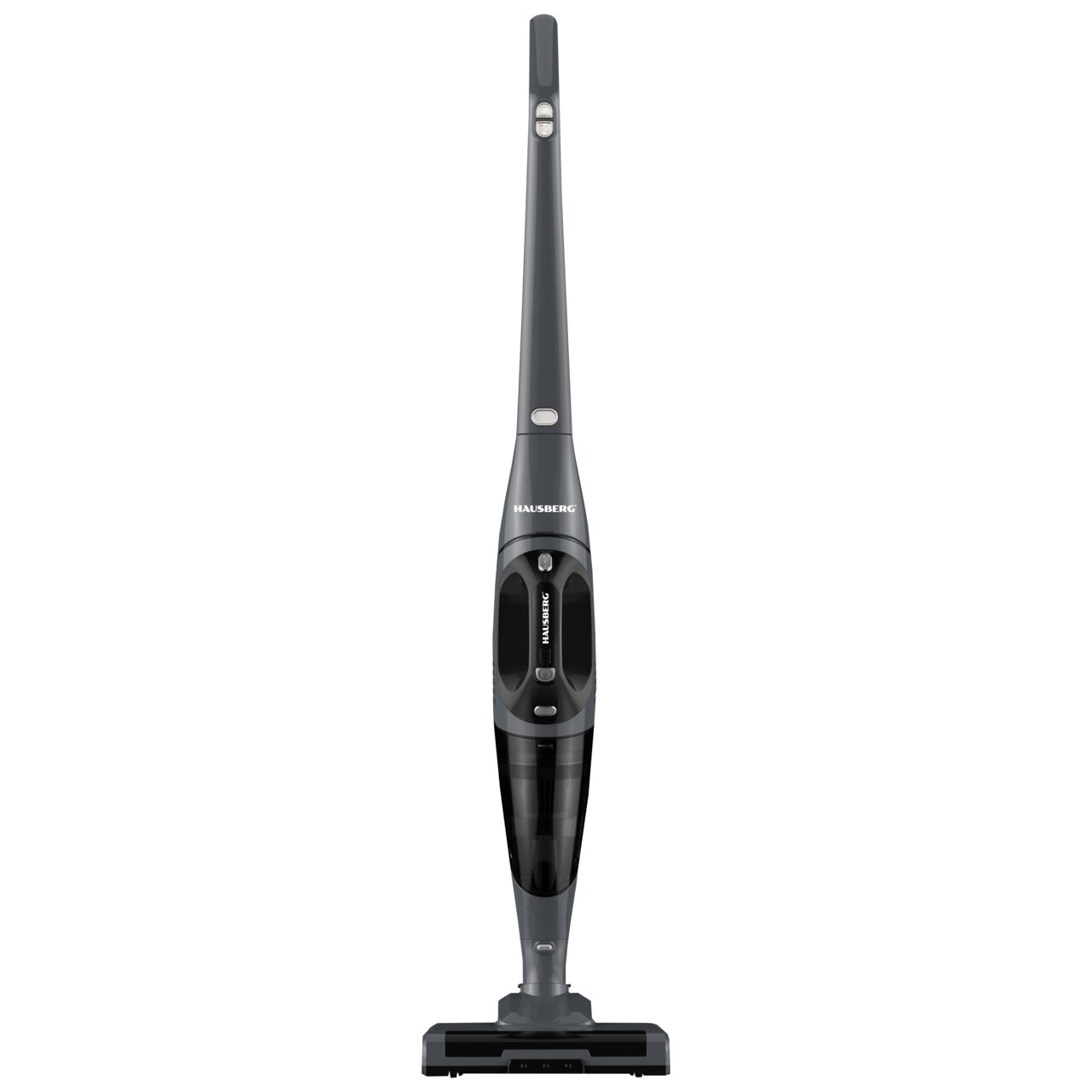 Aspirator vertical 2 in 1 HAUSBERG HB-2029GR, 2 viteze, acumulator 2000 mAh, 0.46 litri, 150 W