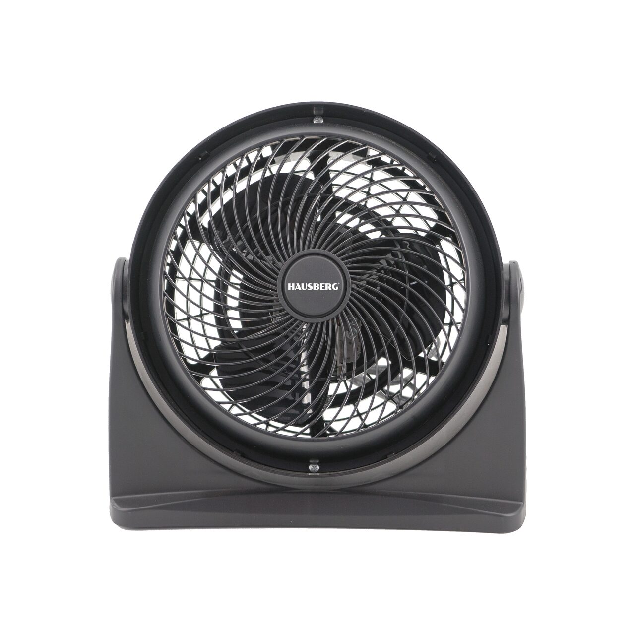 Ventilator de birou HAUSBERG HB-5910NG, 30W, 3 viteze, diametru 23 cm, cap cu unghi de inclinare la 90 grade