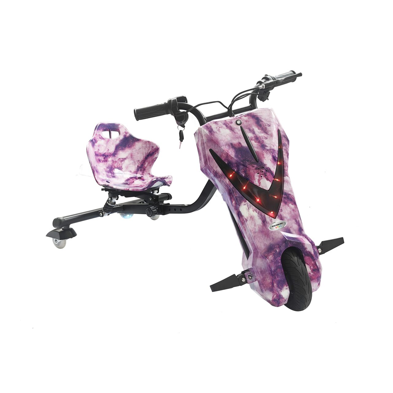 Tricicleta electrica Drift HAUSBERG KIDS HB-KD05RZ- 8inch- viteza 15 km/h - autonomie 10-15 km- motor 250 W- Roz