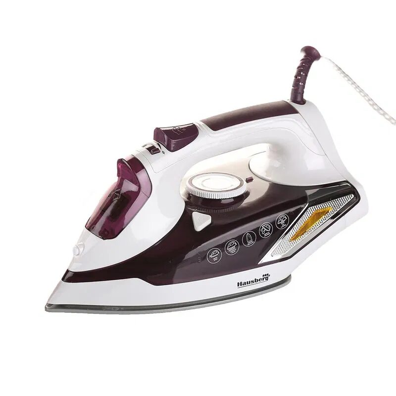 Fier de calcat HAUSBERG HB-7880, talpa cu invelis ceramic, 2000-2300W