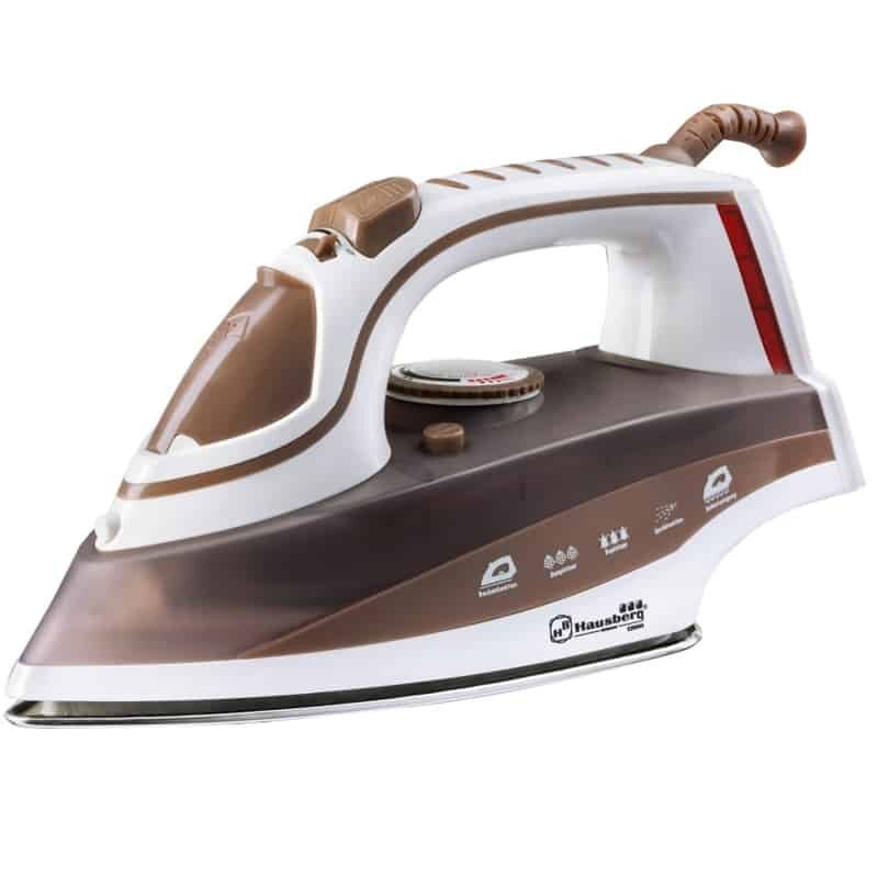 Fier de calcat Hausberg HB-7831MR, talpa inox, 2200W